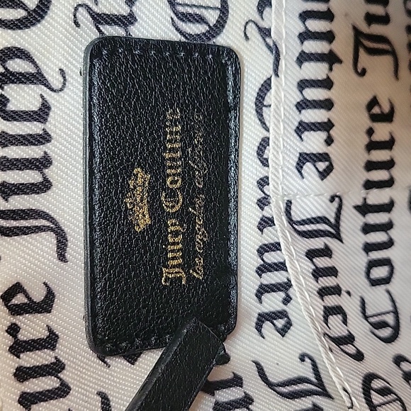 JUICY COUTURE Logo Canvas Backpack Purse Bag EUC!!! Medium - Picture 9 of 9